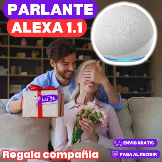 PARLANTE ALEXA + CABLE ALIMENTACIÓN Y CAJA + ENVIO GRATIS