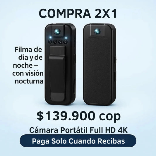 Cámara Full HD 4K Profesional – Compra 2X1 🔥