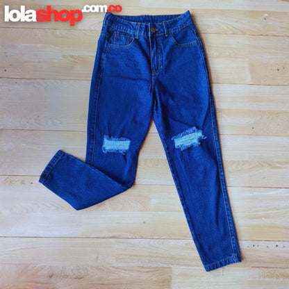 COMBO MOM JEAN + CROPTOP DAMA
