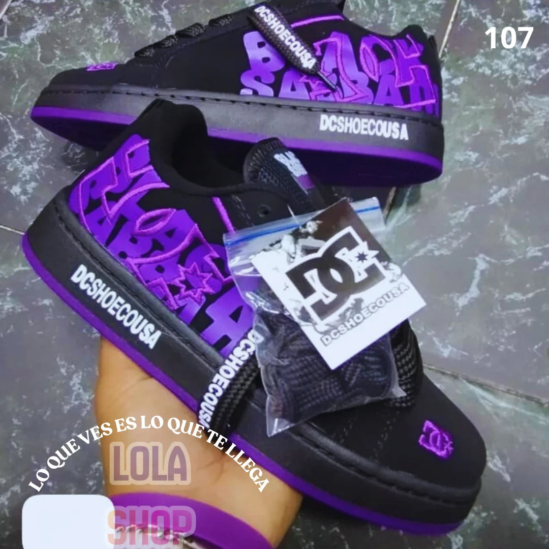 DC COURT GRAFFIK: HIGH QUALITY UNISEX + PAR ADICIONAL CORDONES + ENVÍO GRATIS