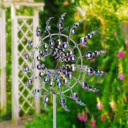 MOLINO DE VIENTO EN ACERO INOXIDABLE