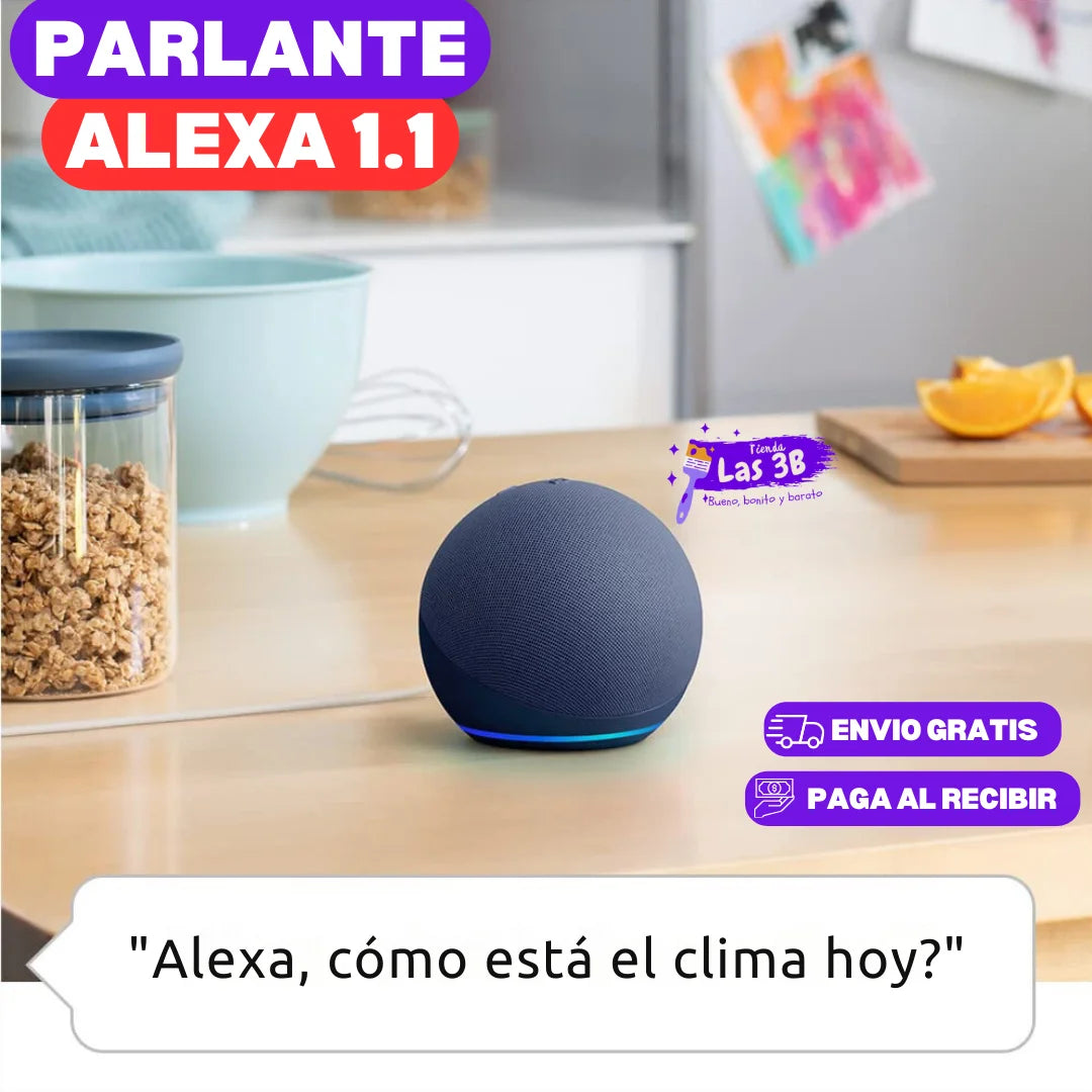 PARLANTE ALEXA + CABLE ALIMENTACIÓN Y CAJA + ENVIO GRATIS