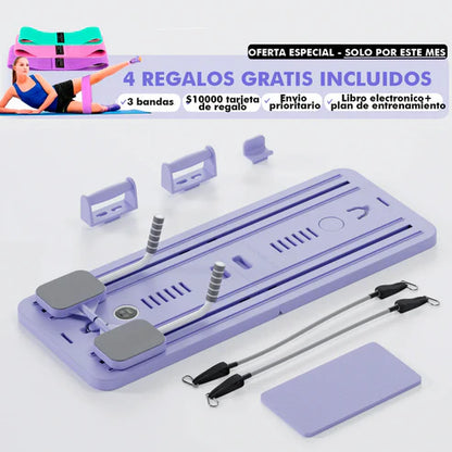 Kit de Fortalecimiento pilates + kit 3 Bandas Elasticas + Curso en video
