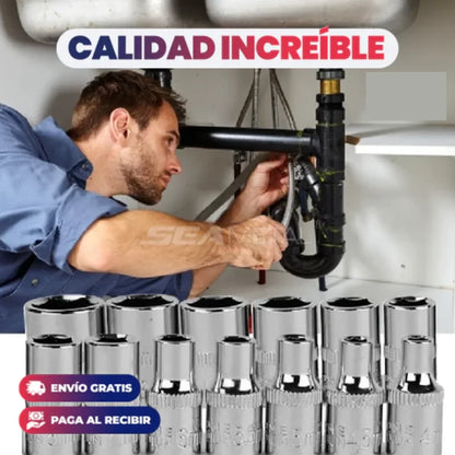 SET DE 46 PIEZAS PARA HERRAMIENTAS ⚒️🔥