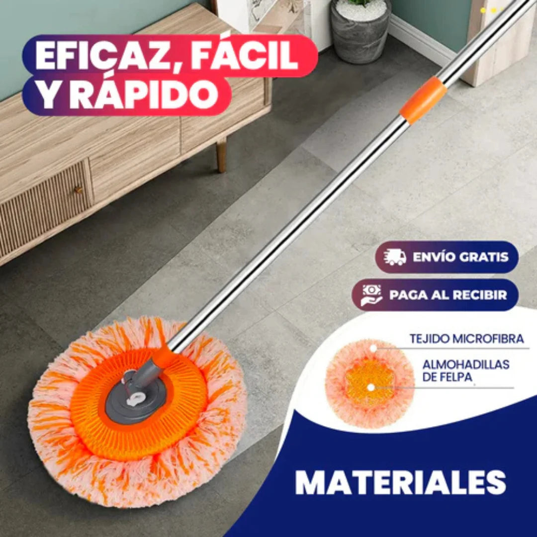 TRAPERO FREGONA MÁGICA + OBSEQUIO CUBETA CON TAMBOR METÁLICO