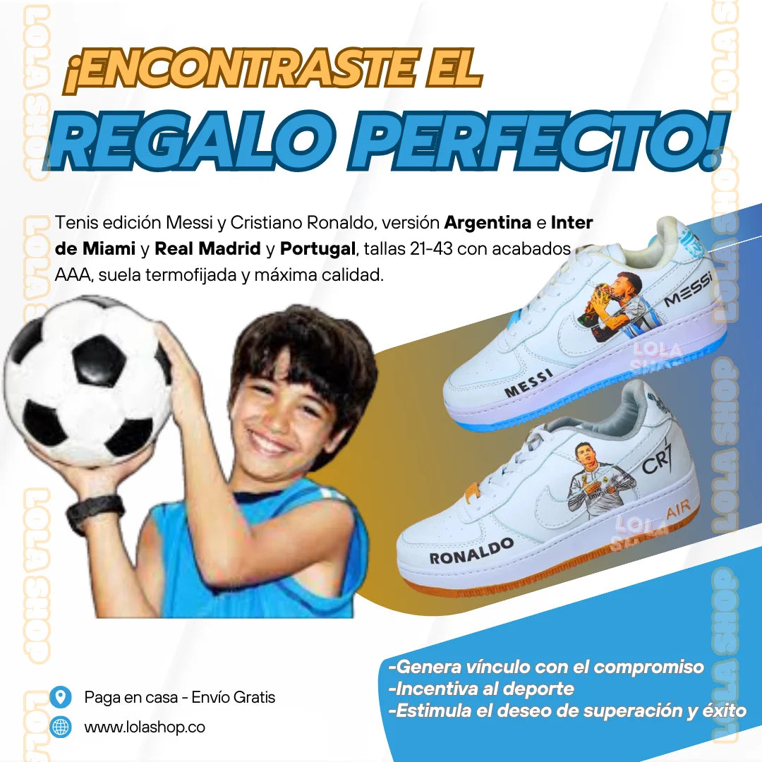 TENIS MESSI ARGENTINA | INTER MIAMI UNISEX ORIGINALES EDICIÓN LIMITADA