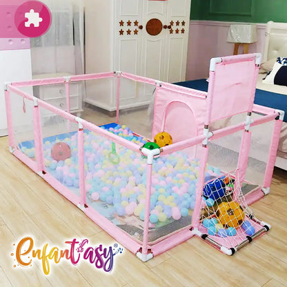 CORRAL EXTRAGRANDE 2METROS CON PUERTA, CESTA DOS CANCHAS + 2 OBSEQUIOS👶🏼
